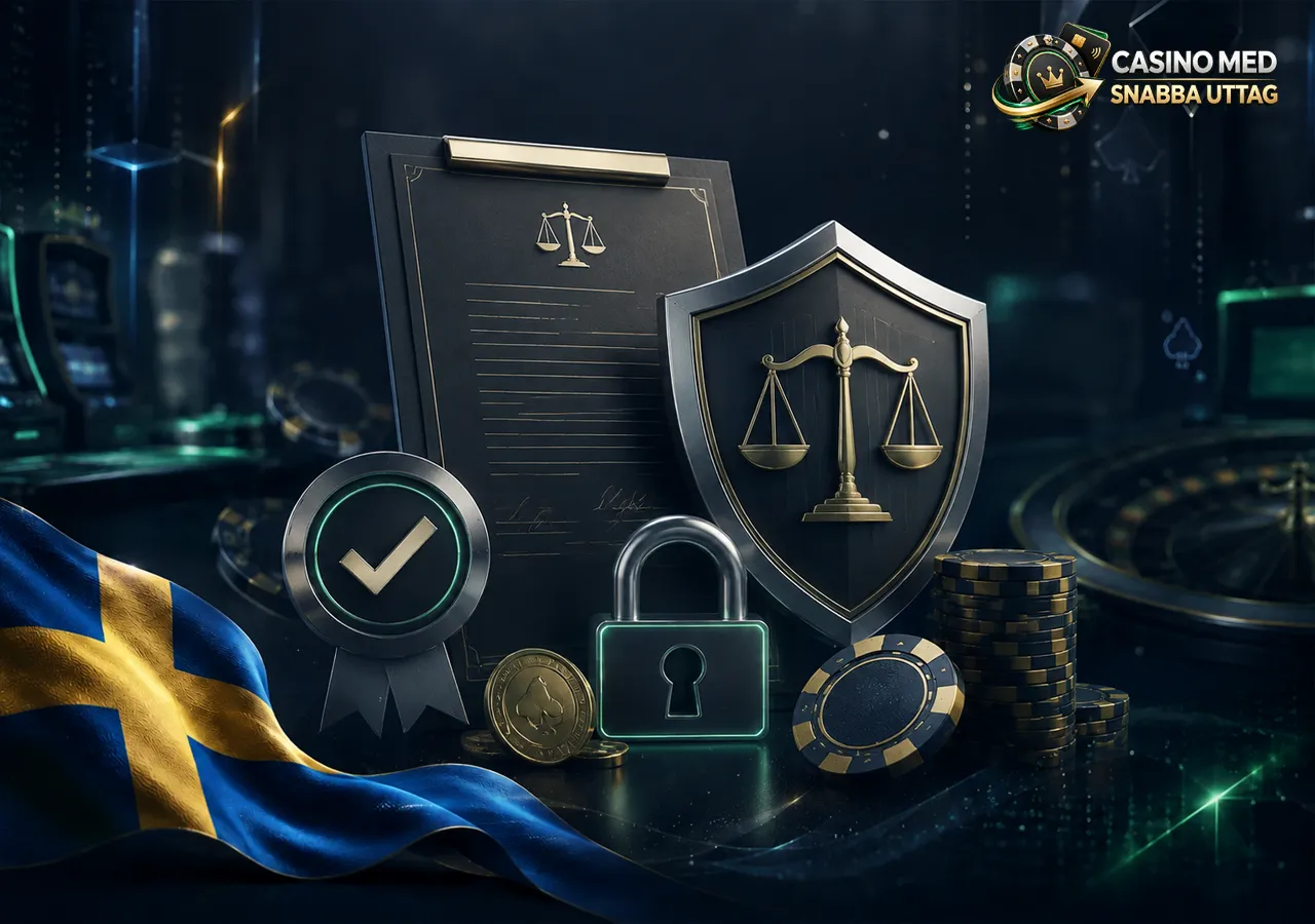 Lagliga snabba uttag med dokumentkontroll, verifiering och trygg betalningsprocess